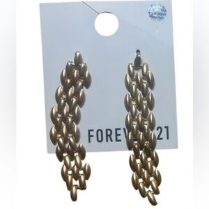 NWT Forever 21 Gold Earrings